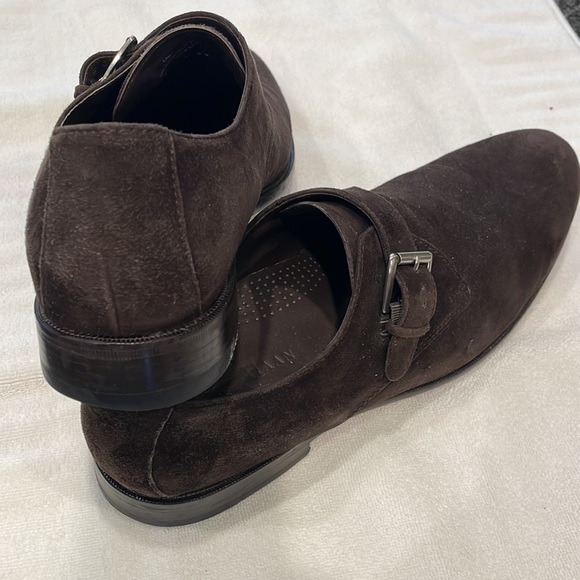 Men’s Cole Haan classic buckle suede brown shoes, size 12. Absolutely beautiful. - Picture 2 of 2